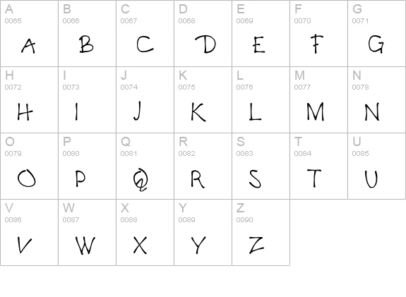 !PaulMaul uppercase A-Z preview
