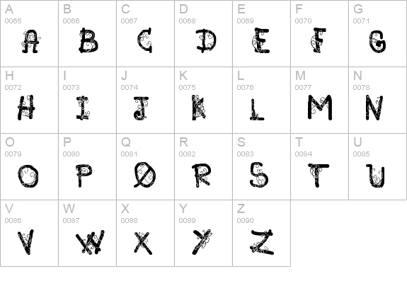 (afGiHmtV)* uppercase A-Z preview