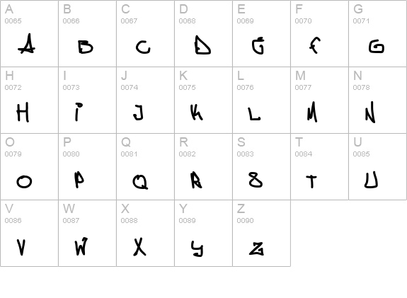 ÄggstockGravid uppercase A-Z preview