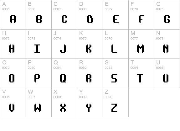 Æ Systematic TT BRK uppercase A-Z preview