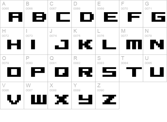 04b 09 uppercase A-Z preview