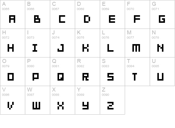 04b_03b uppercase A-Z preview