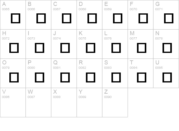 10 Lil' Ghosts uppercase A-Z preview