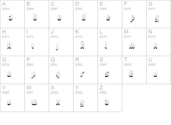 10.10 uppercase A-Z preview