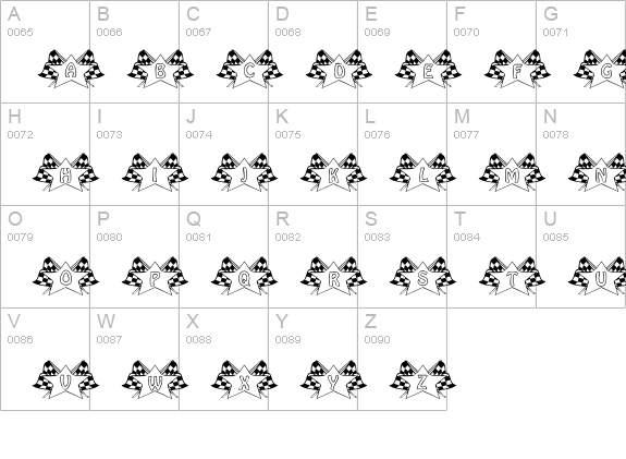 101! B10 Jr uppercase A-Z preview