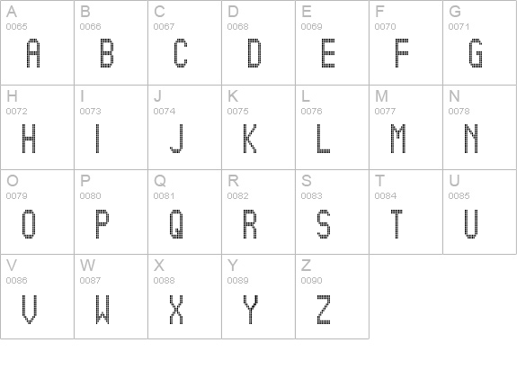 11th floor uppercase A-Z preview