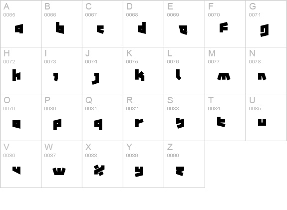 12.19 Fenotype uppercase A-Z preview