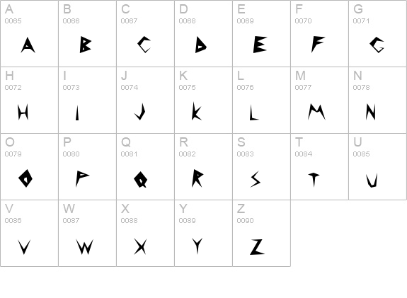 14 minutes sharp uppercase A-Z preview