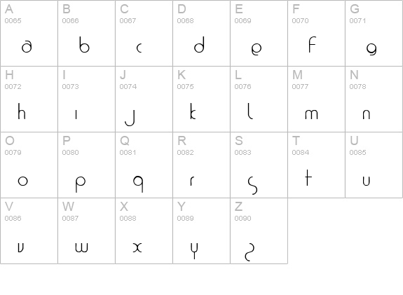 1920 uppercase A-Z preview