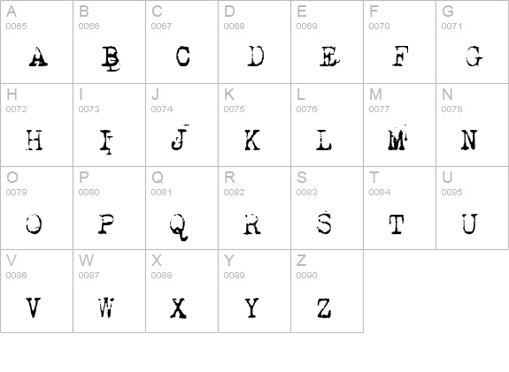1942 report uppercase A-Z preview