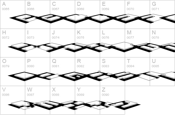 26Floor-Regular uppercase A-Z preview