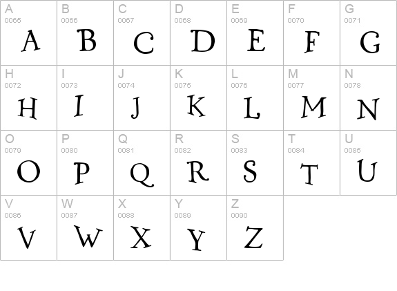 2Peas Flea Market uppercase A-Z preview