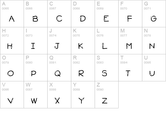 2Peas Heart's Delight uppercase A-Z preview