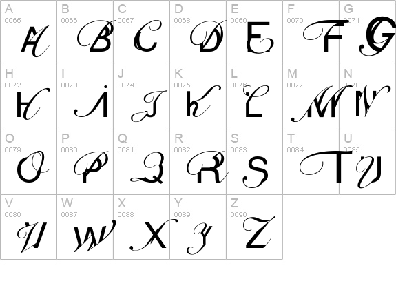 2RebelsUn uppercase A-Z preview