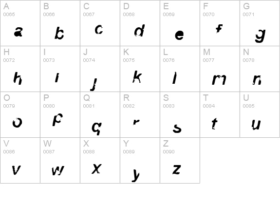 3 uppercase A-Z preview