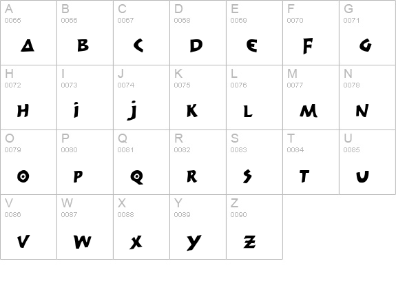 300 Trojans uppercase A-Z preview