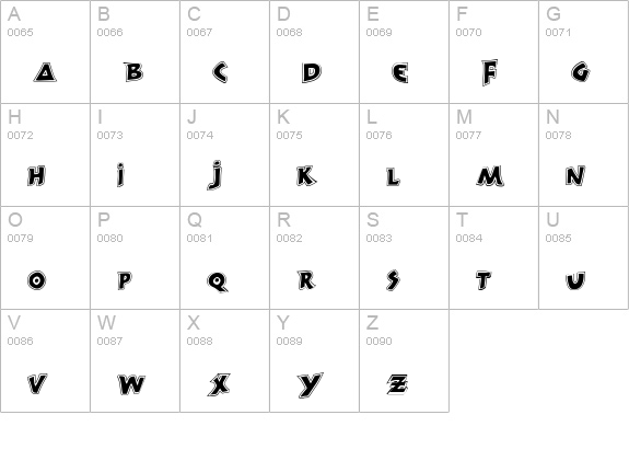 300 Trojans Greco uppercase A-Z preview