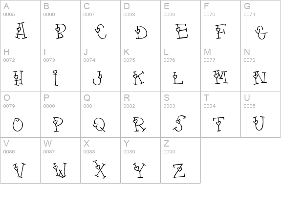 4 my lover uppercase A-Z preview