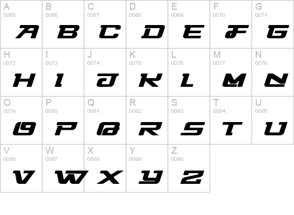 40Liter uppercase A-Z preview