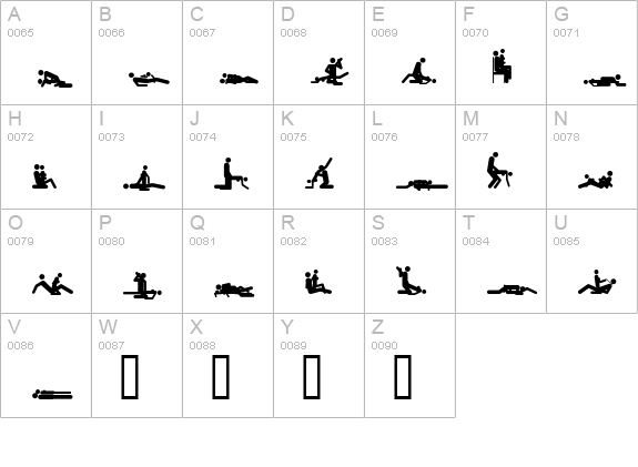 48ways uppercase A-Z preview