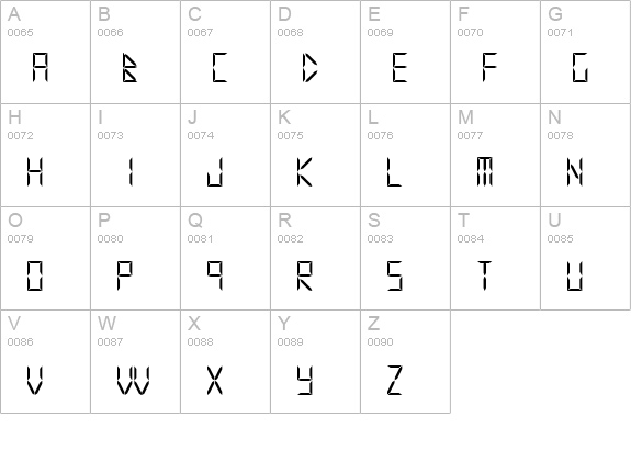 4Function Liberal uppercase A-Z preview
