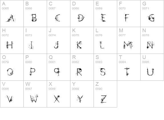 A new Heard Decorative - LJ-Design Studios Decorativa uppercase A-Z preview