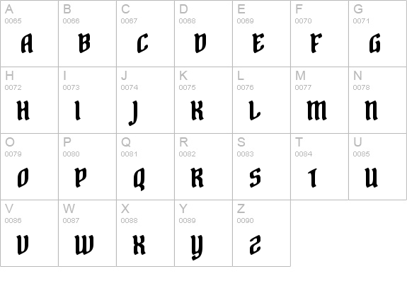 A Stroke of Geneus1 Regular uppercase A-Z preview
