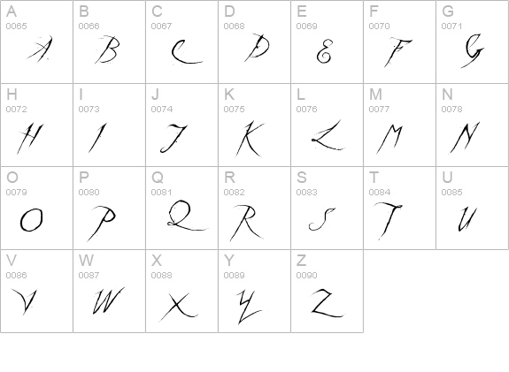 a Theme for murder uppercase A-Z preview