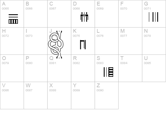 A44-racings uppercase A-Z preview