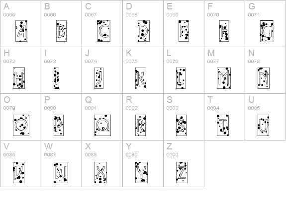 a_LancetCmIkbl uppercase A-Z preview