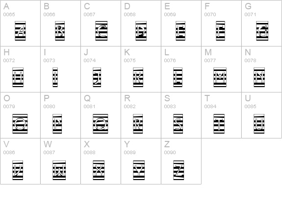 a_LancetCmMr uppercase A-Z preview