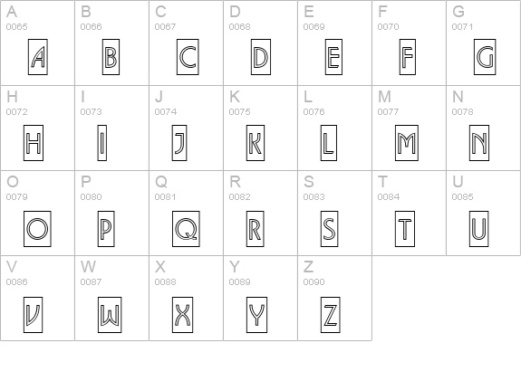 a_LancetCmOtl uppercase A-Z preview