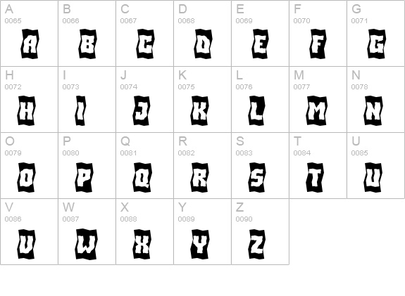 a_SimplerCmFld Bold uppercase A-Z preview