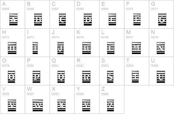 a_TrianglerCmMr uppercase A-Z preview