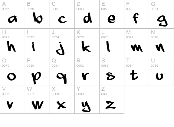 aaaiight! uppercase A-Z preview