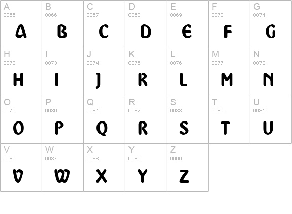 AbbeyURWTMed uppercase A-Z preview