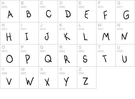 AbcKids uppercase A-Z preview