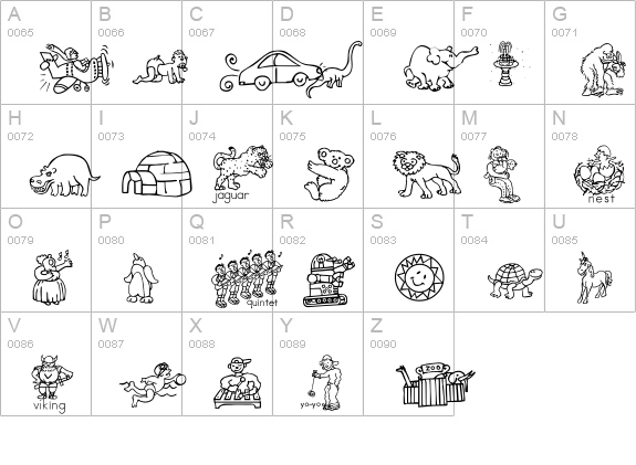 AbcPhonicsTwo uppercase A-Z preview