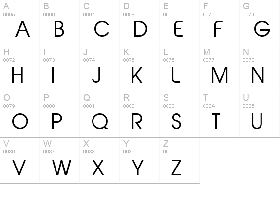 abeatbyKai uppercase A-Z preview