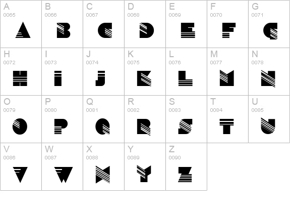 Abracadabra uppercase A-Z preview