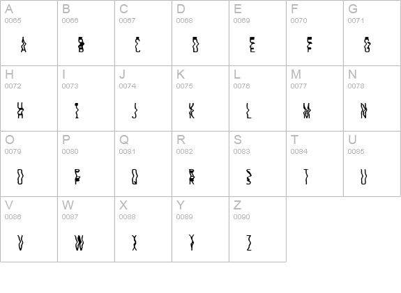 accient uppercase A-Z preview