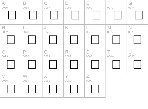 Accord Regular uppercase A-Z preview