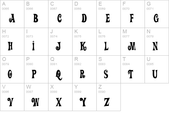 Action Is uppercase A-Z preview