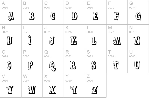 Action Is 3D JL uppercase A-Z preview