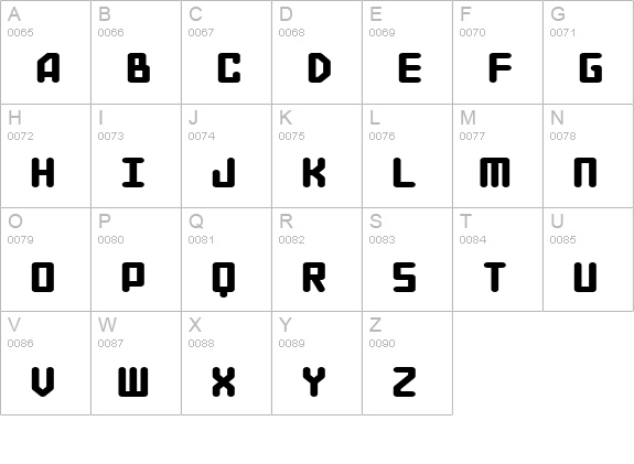 AddElectricCity uppercase A-Z preview