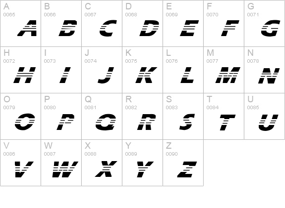 Adidas Sport uppercase A-Z preview