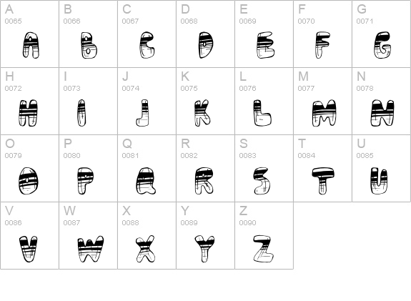 Adrenochrome uppercase A-Z preview
