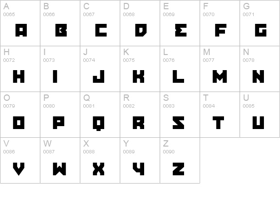 AgitProp Medium uppercase A-Z preview