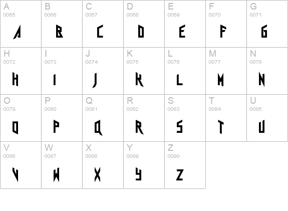 Agra Axera Regular uppercase A-Z preview