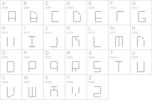 AI stapler uppercase A-Z preview
